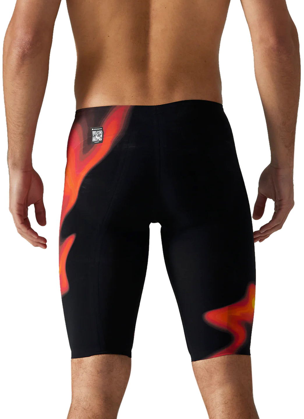 TYR Men's Venzo Infrared High Waist Jammer Tech Suit Swimsuit at