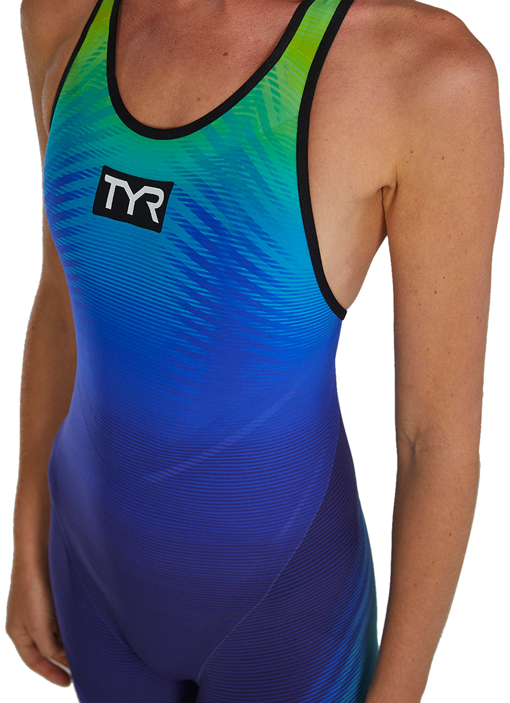 TYR Women's Venzo Omnia Phantom Closed Back Tech Suit Swimsuit at