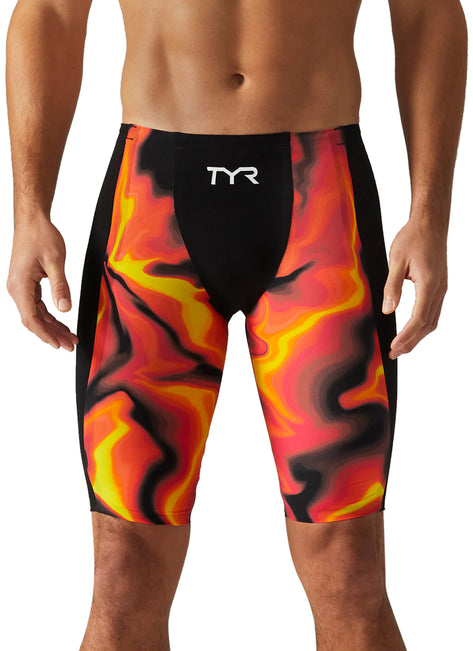 TYR Men's Shockwave Infrared High Waist Jammer Tech suit Swimsuit
