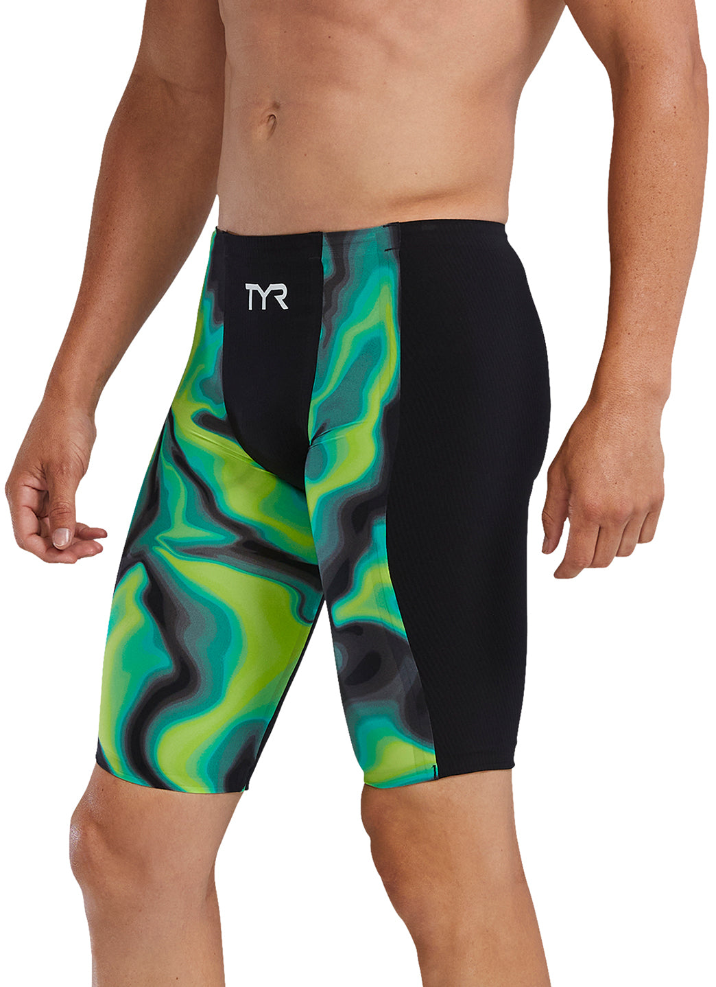 TYR Men's Shockwave Infrared High Waist Jammer Tech suit Swimsuit