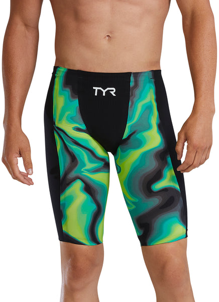 TYR Men's Shockwave Infrared High Waist Jammer Tech suit Swimsuit