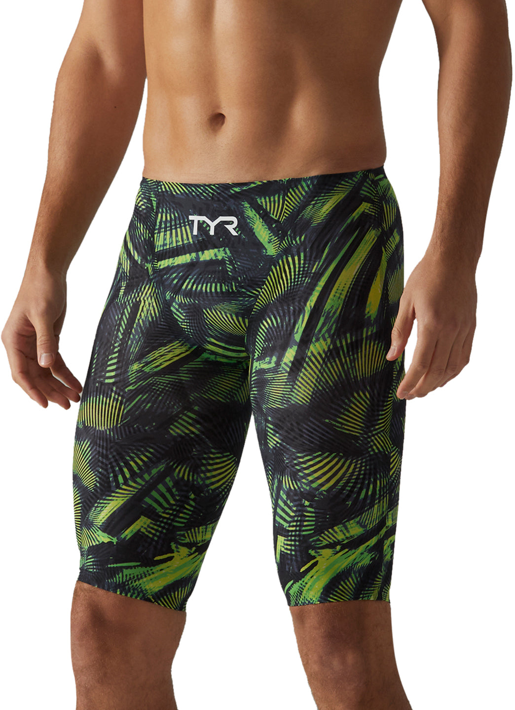 TYR Men's Avictor 2.0 Helux High Waist Jammer Tech Suit Swimsuit