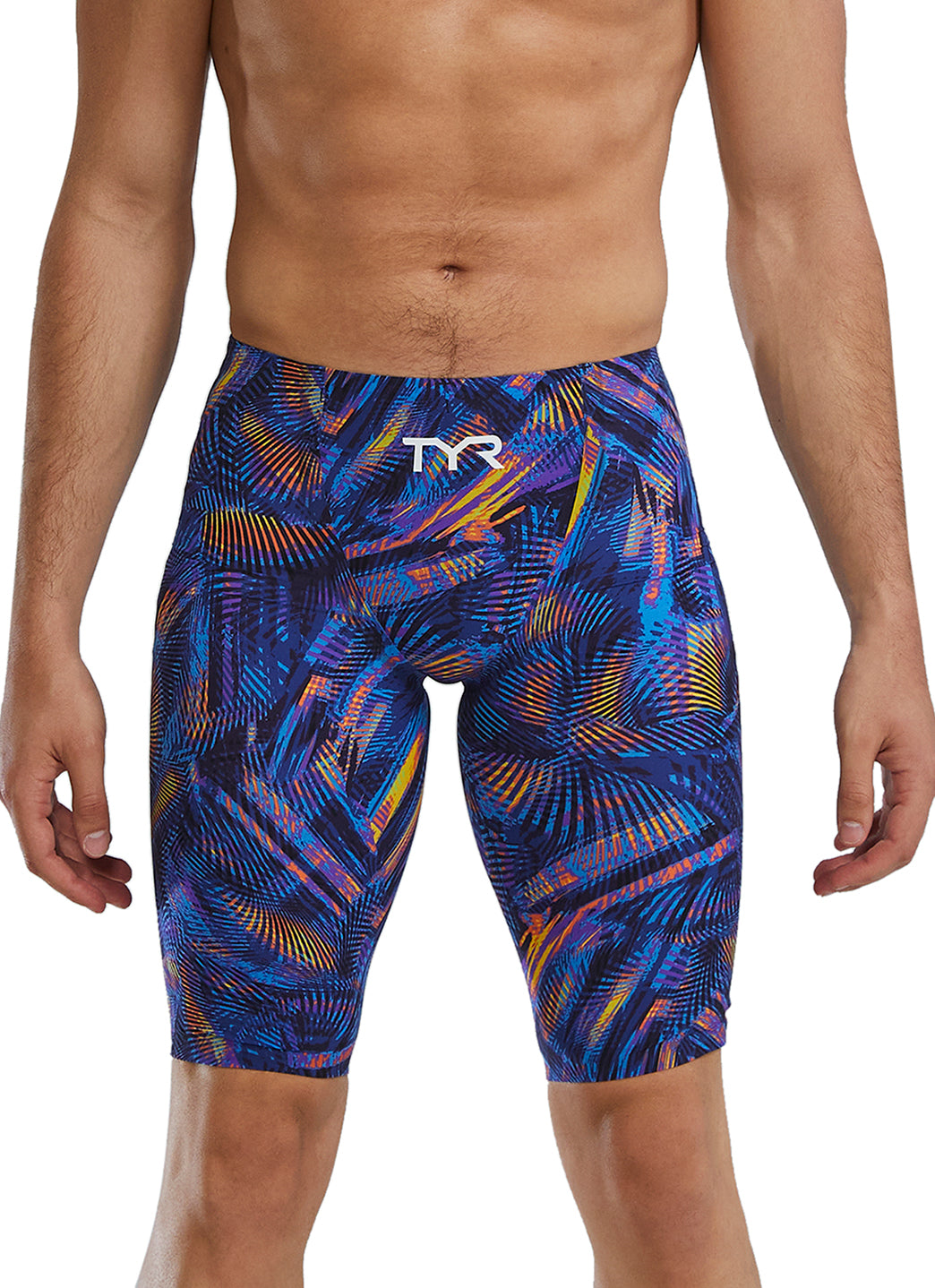 TYR Men's Avictor 2.0 Helux High Waist Jammer Tech Suit Swimsuit
