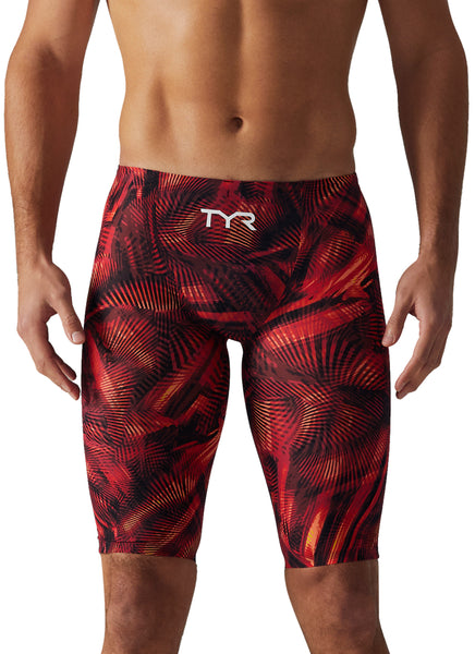 TYR Men's Avictor 2.0 Helux High Waist Jammer Tech Suit Swimsuit
