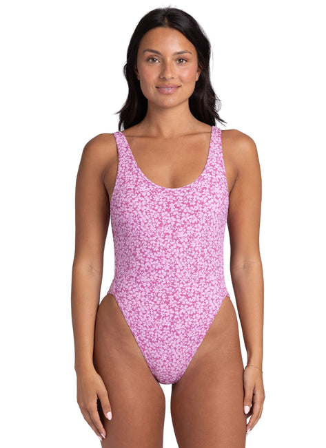 JOLYN Women's Calypso Catherine Rib French Cut One Piece Swimsuit