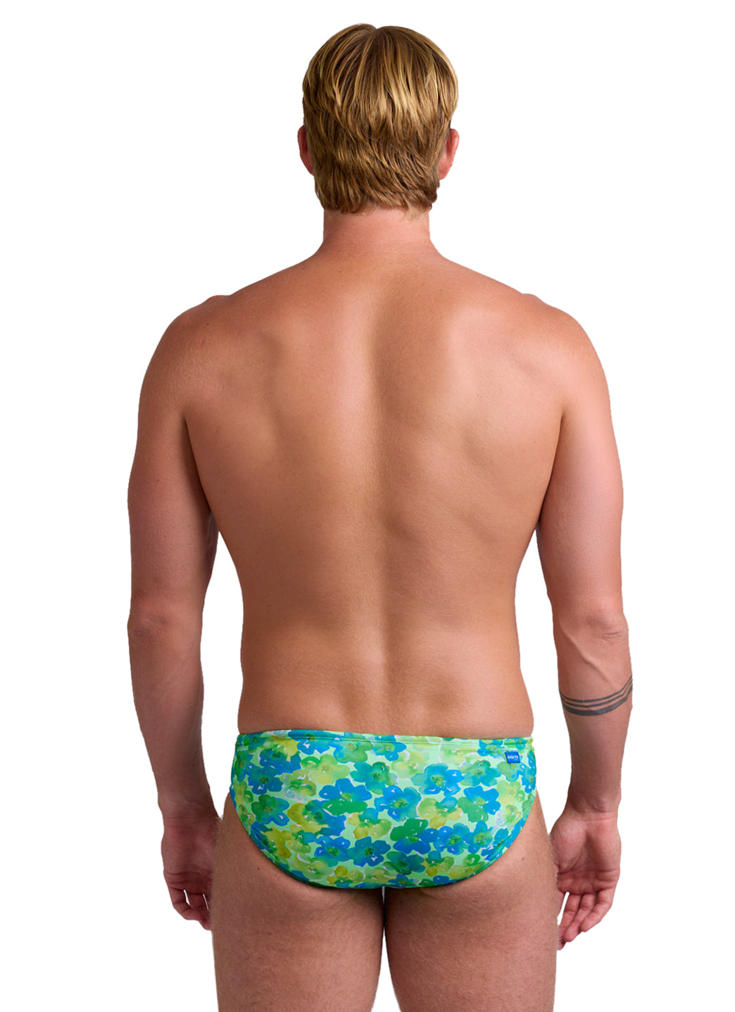 JOLYN Men's Brolyn Water Blossom Brief Swimsuit at SwimOutlet.com