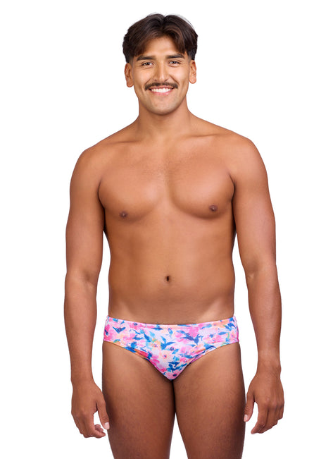 JOLYN Men's Brolyn Super Bloom Brief Swimsuit