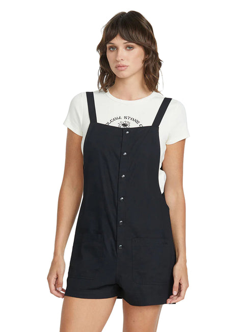 Volcom Women's Solid Stone Strut Romper