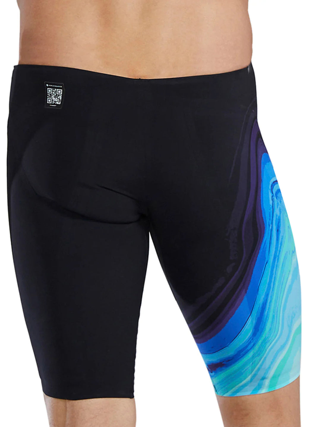 TYR Men's Venzo Volconyx Jammer Tech Suit Swimsuit at SwimOutlet.com