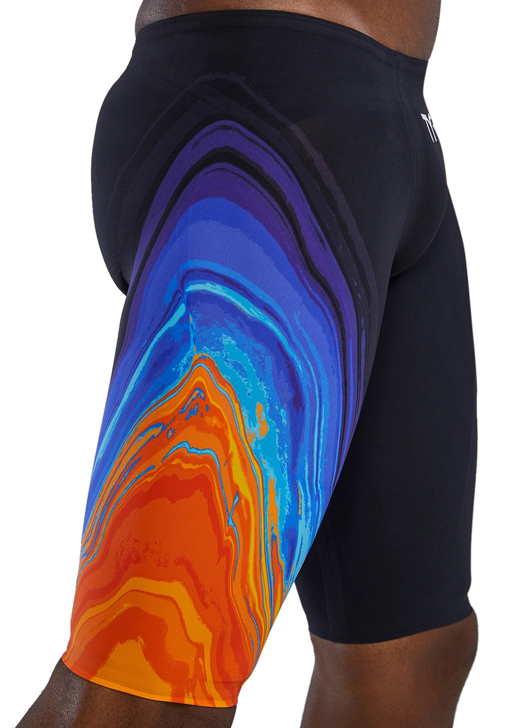 TYR Men's Venzo Volconyx Jammer Tech Suit Swimsuit at SwimOutlet.com