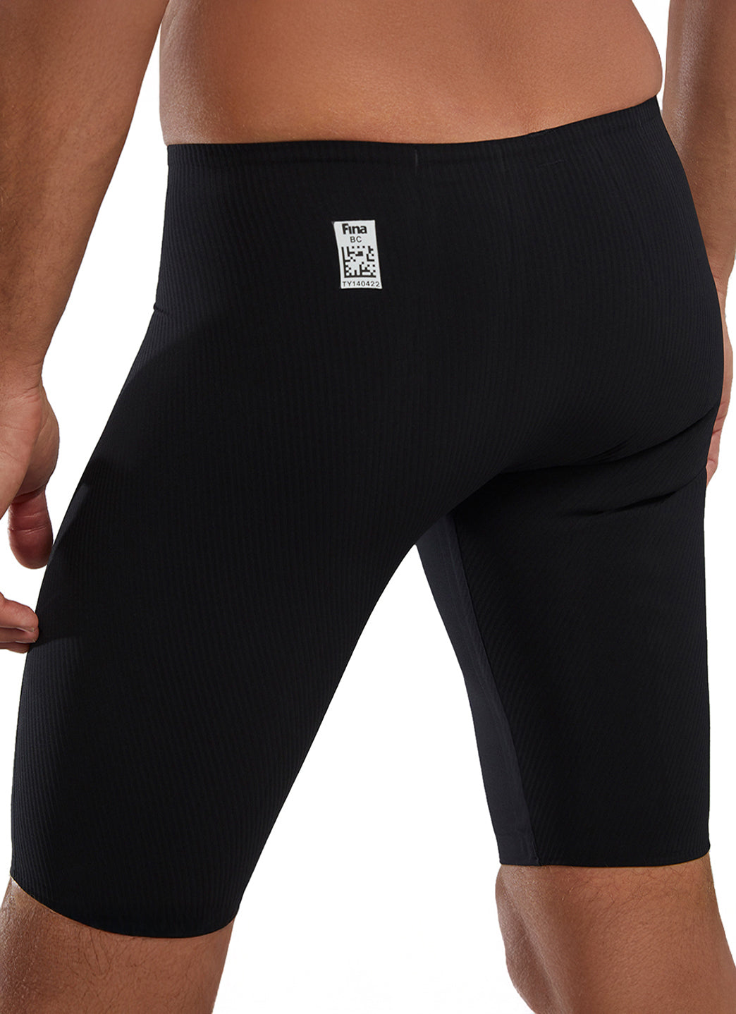 TYR Men's Solid Shockwave High Waist Jammer Tech Suit Swimsuit at