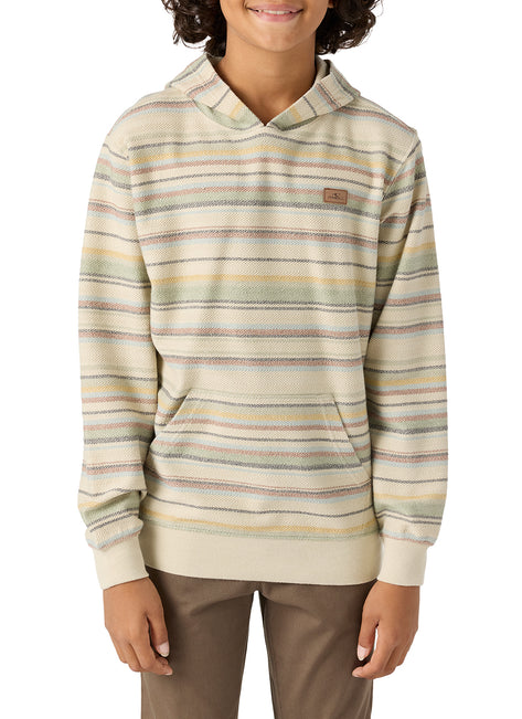 O'Neill Boys' Bavaro Stripe Pullover Hoodie (Big Kid)