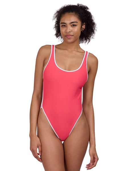 JOLYN Women's Catherine French Cut One Piece Swimsuit at