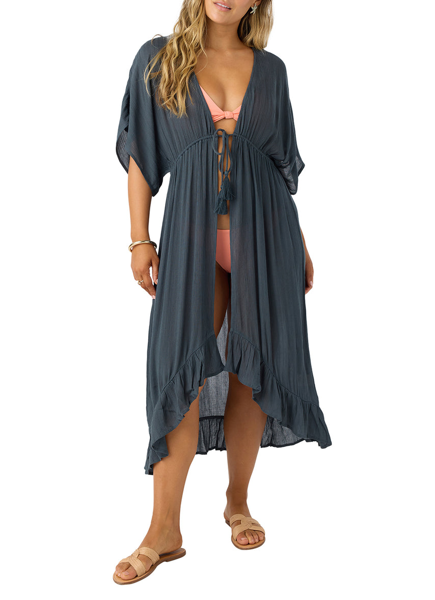 o'neill midi dress O'Neill Women's Wilder Midi Dress Cover Up - Slate