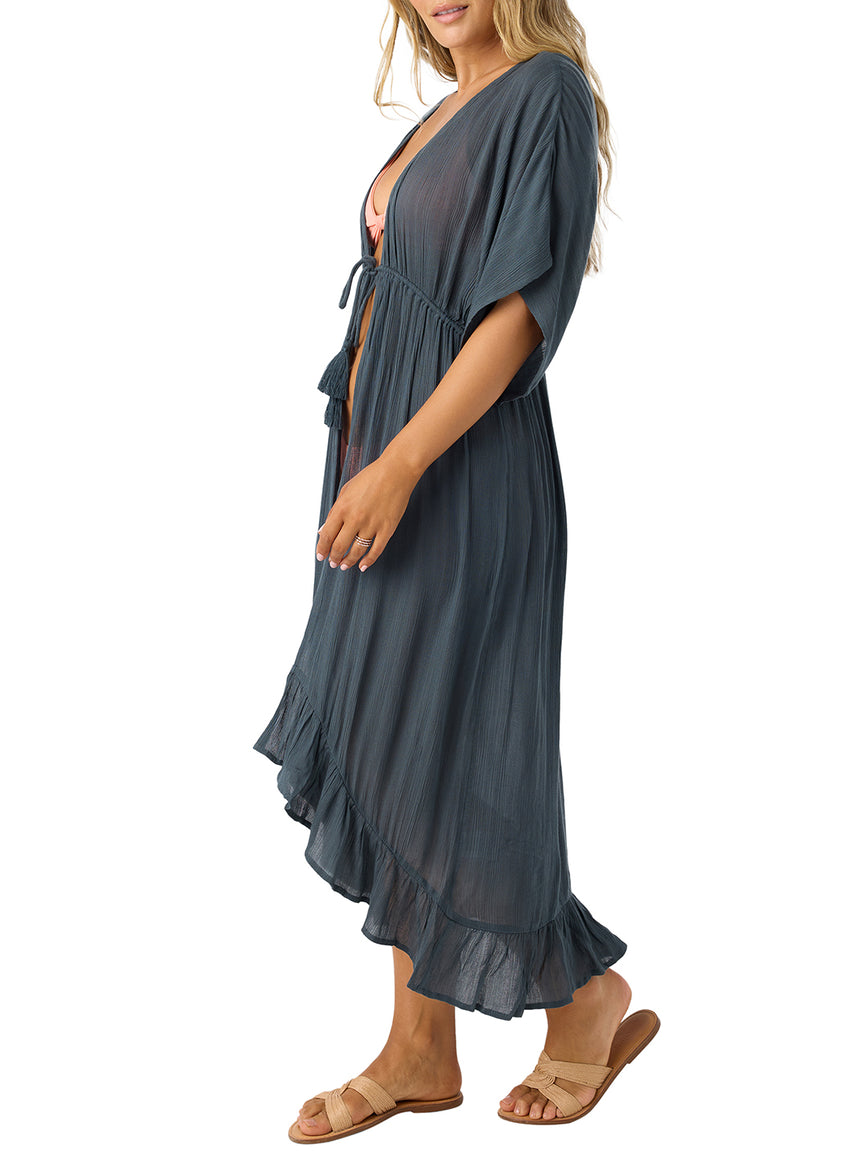 o'neill midi dress O'Neill Women's Wilder Midi Dress Cover Up - Slate