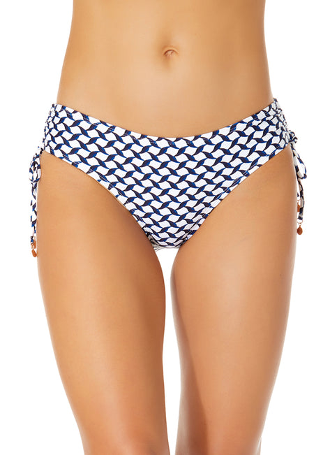 Anne Cole Women's Neo Geo Alex Side Tie Bikini Bottom
