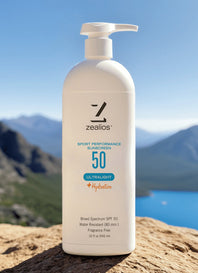 Zealios Skin Care Sport Performance  Ultralight plus Hydration SPF 50 Sunscreen, 32 oz