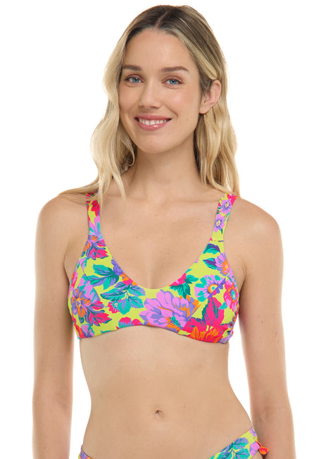 Body Glove Women's Romy Astrid Sporty Bralette Bikini Top