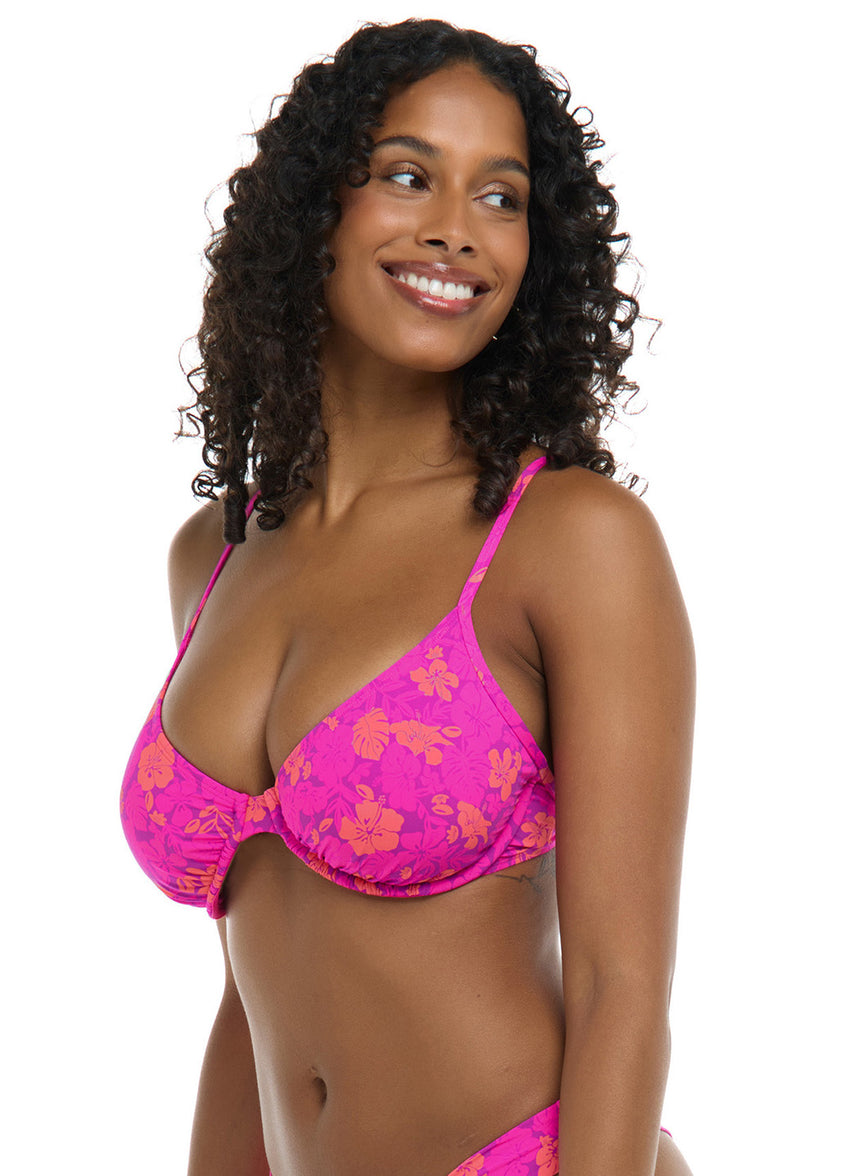 Body Glove Women's Puako Solo Bikini Top (D-F Cup)