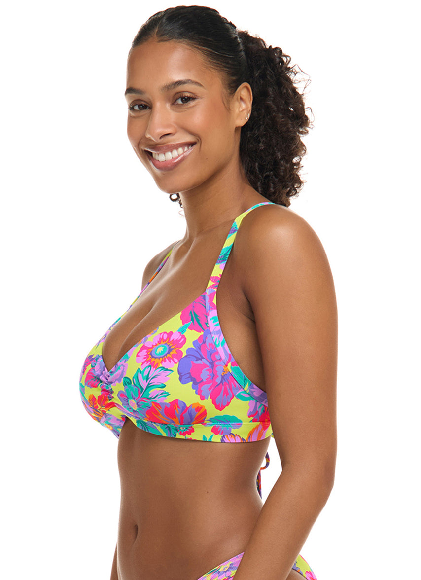 Body Glove Women's Drew D, Dd, E, F Cup Bikini Top Swimsuit With Adjustable Tie Back Body Glove Women's Drew D, Dd, E, F Cup Bikini Top Swimsuit With Adjustable Tie Back