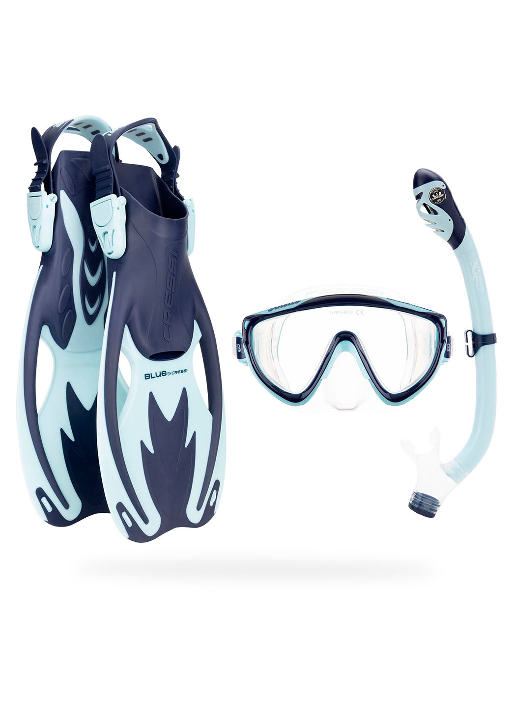 Cressi Kids' Tinetto Rocks Snorkle Dry Set at SwimOutlet.com