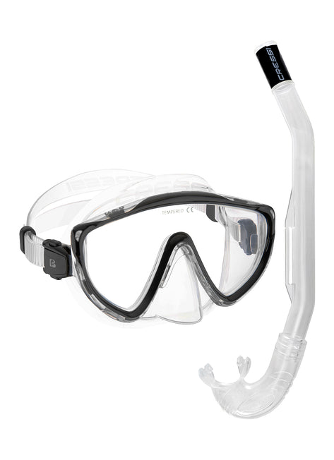 Cressi Tino & Island 2.0 Mask & Snorkle Set