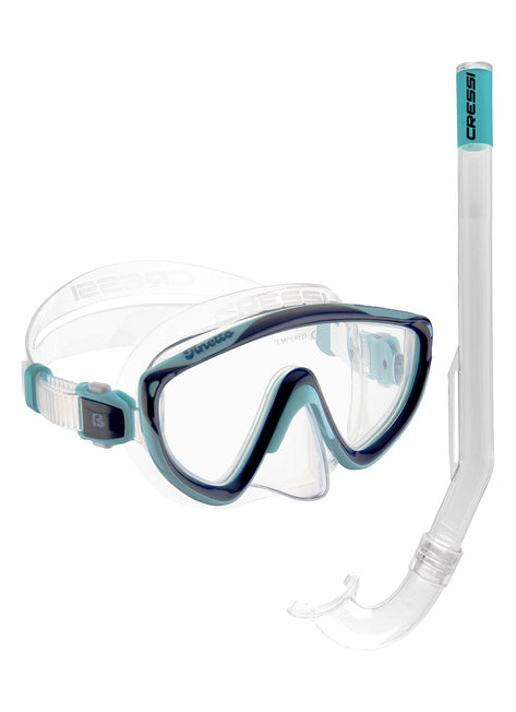 Cressi Kids' Tinetto & Mini Island Snorkle Set