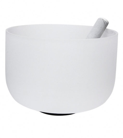 Sacred Space Frosted D Sacral Crystal Singing Bowl 10