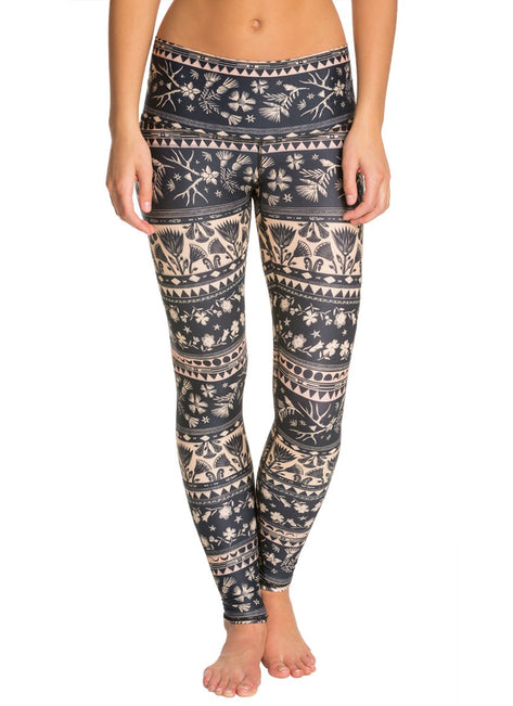Teeki Moon Flower Yoga Leggings