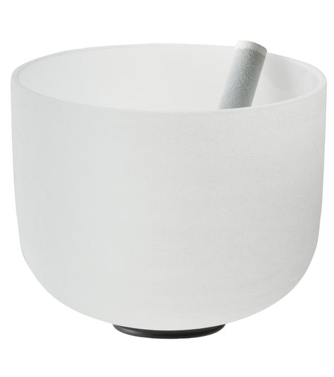 Sacred Space Frosted F Heart Chakra Crystal Singing Bowl 10