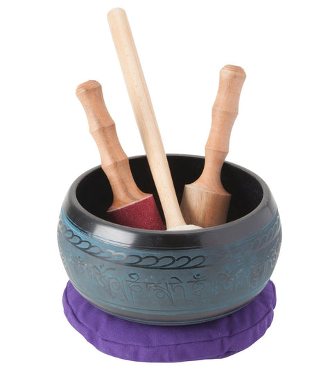 Sacred Space Xl Healing Grade D Chakra Tibetan Singing Bowl 8.5