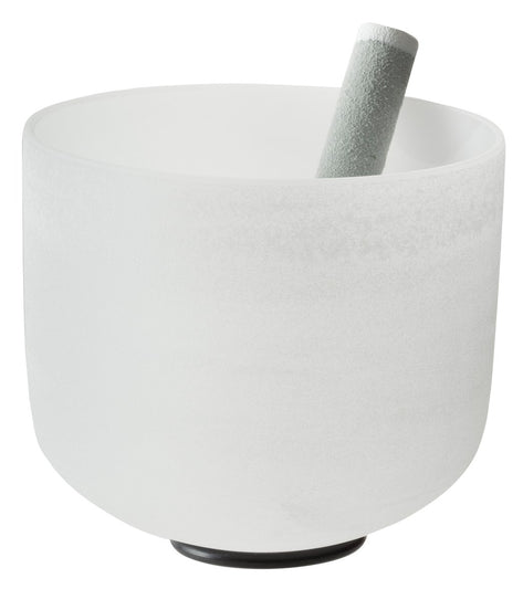 Sacred Space Frosted B Crown Chakra Crystal Singing Bowl 8