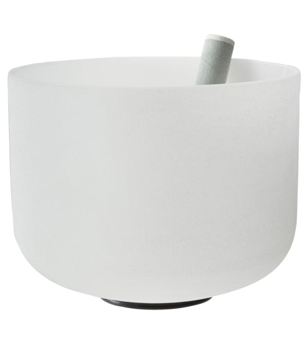 Sacred Space Frosted D Sacral Crystal Singing Bowl 13