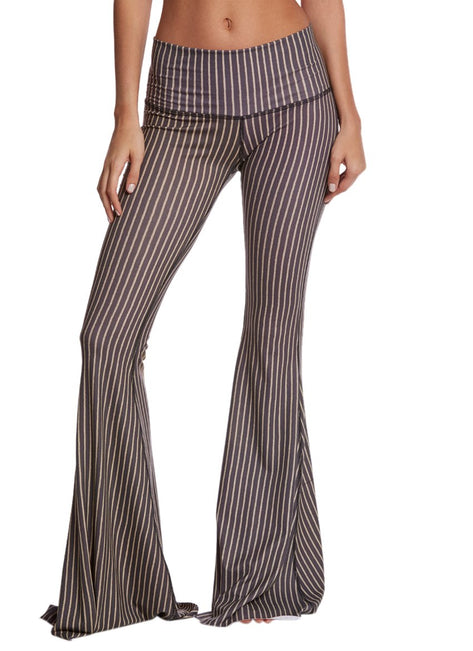 Teeki Dust & Gold Bell Bottom Yoga Pants- Extra Length