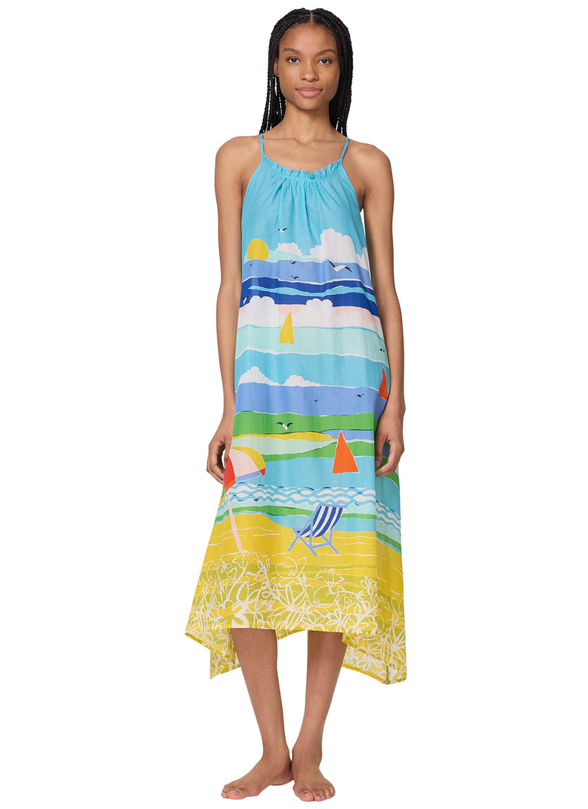 Kate Spade New York Women's Summer Day Maxi Cover Up Dress