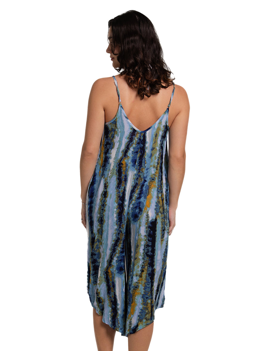 J.Valdi Women's Cascada Flowy Jumper - Blue