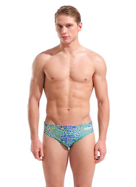 Arena Men's Snakeskin Brief Swimsuit
