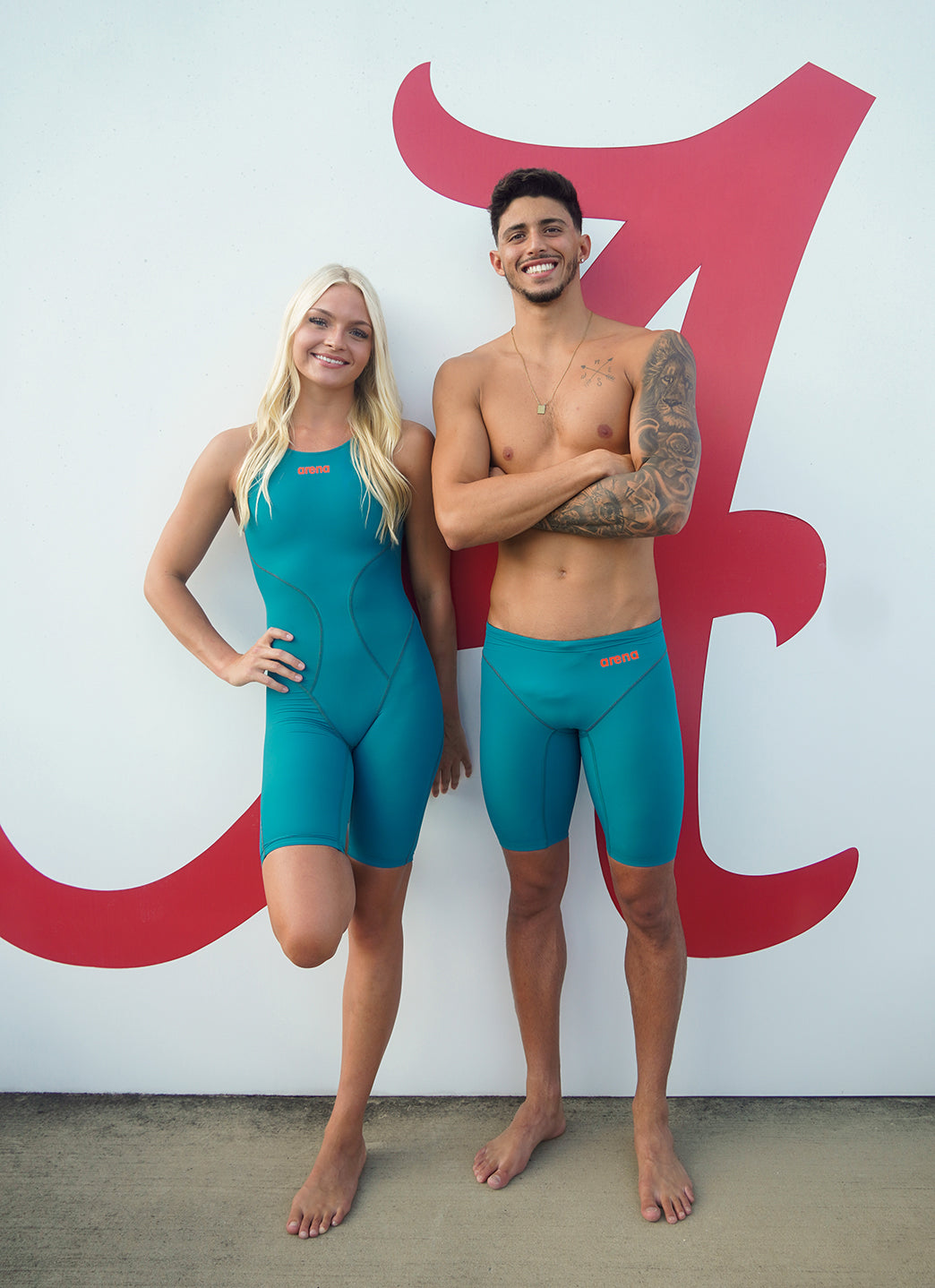 Arena Men's Powerskin Jade Aura Impulso LE Jammer Tech Suit