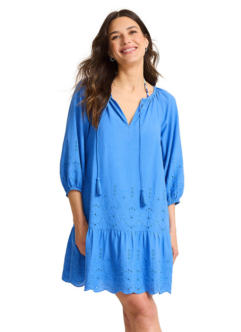Tommy Bahama Women's Eyelet Cove Embroidered Dress