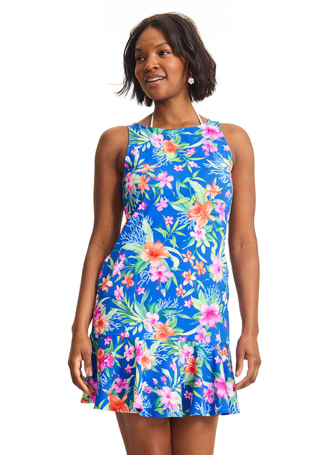 Tommy Bahama Women's Isola Vita Flounce Spa Dress