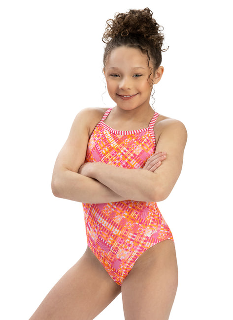 Dolfin Uglies Girls' As If One Piece Swimsuit (Big Kid)