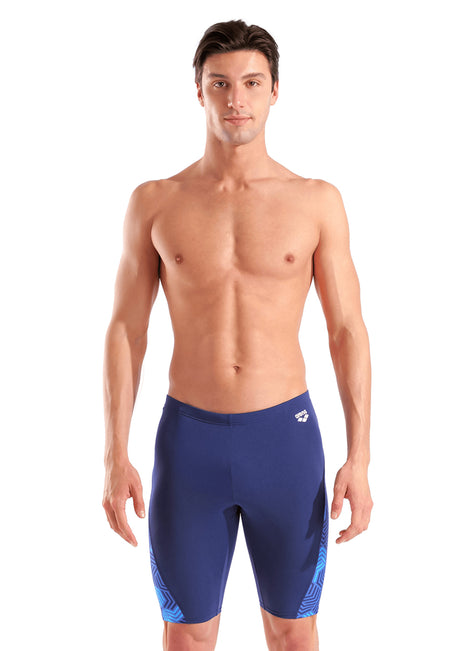 Arena Men's Geometry Jammer Swimsuit