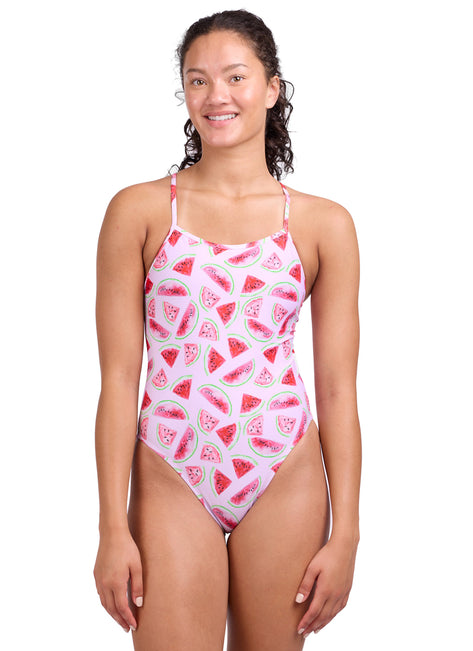 JOLYN Women's Melon Crush Perry One Piece Swimsuit
