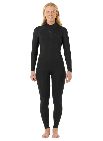 Rip Curl Women's 4/3mm Dawn Patrol Back Zip Fullsuit Wetsuit at