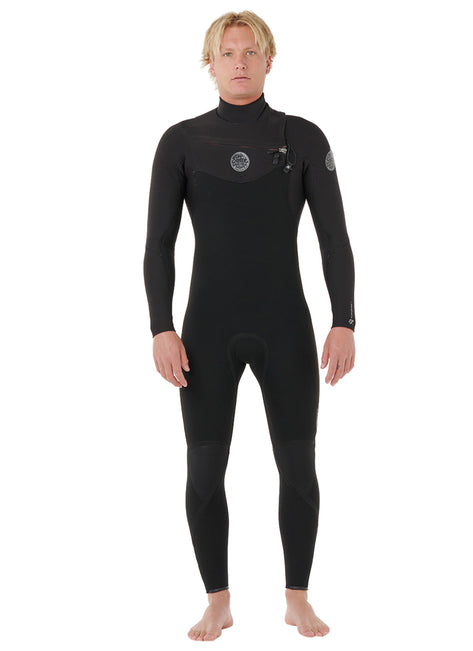 Rip Curl Men's 4/3mm Flashbomb Chest Zip Fullsuit Wetsuit