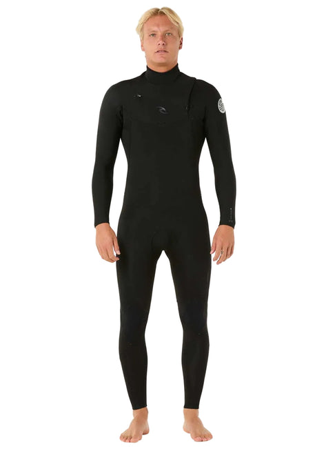 Rip Curl Men's 4/3mm Dawn Patrol Chest Zip Fullsuit Wetsuit