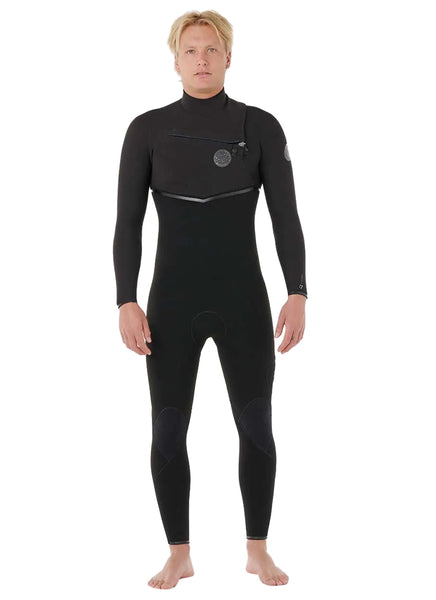 Rip Curl Men's 4/3mm E-Bomb Chest Zip Fullsuit Wetsuit at