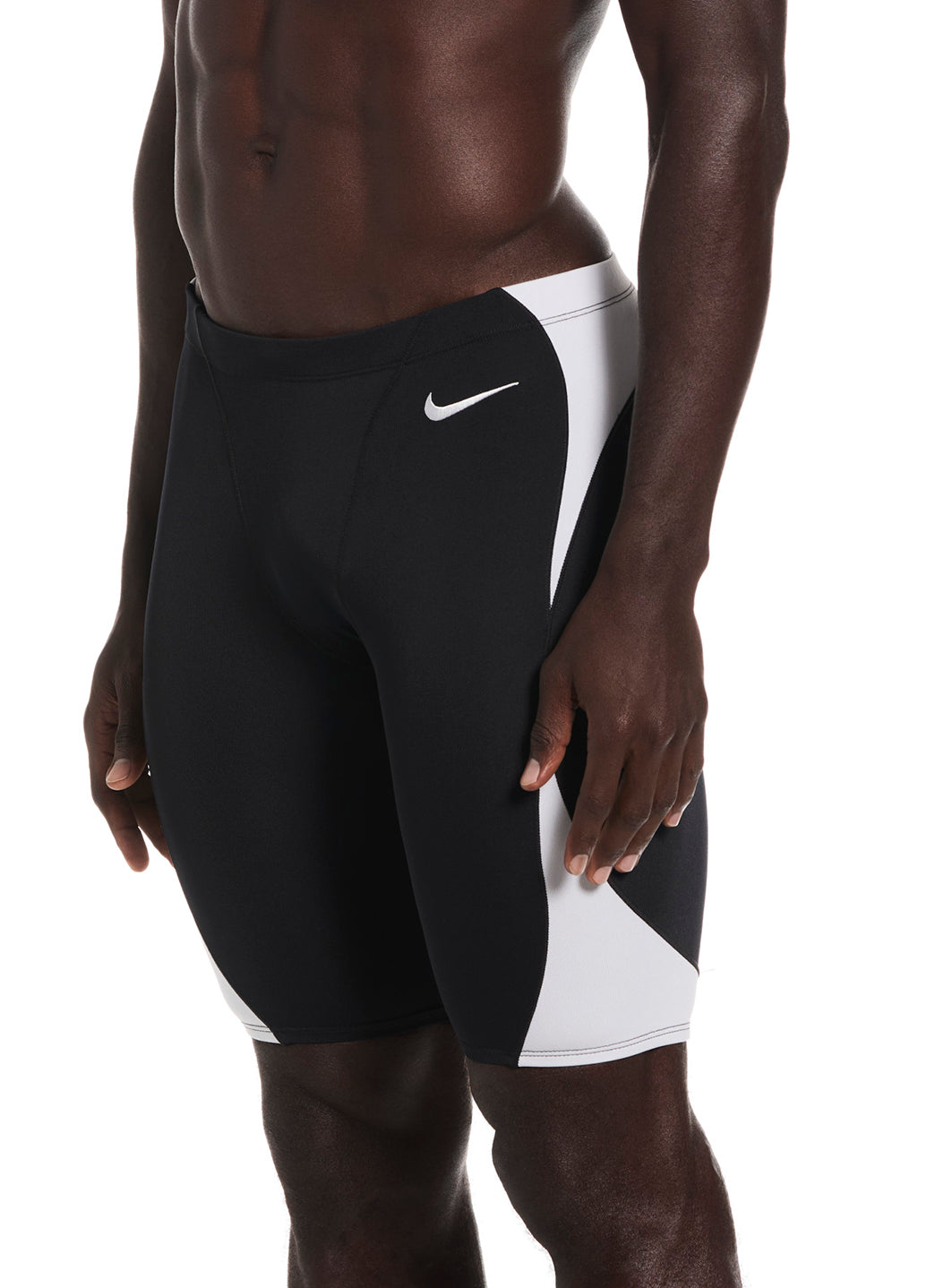Nike Men's Hydrastrong Fly Colorblock Jammer Swimsuit at
