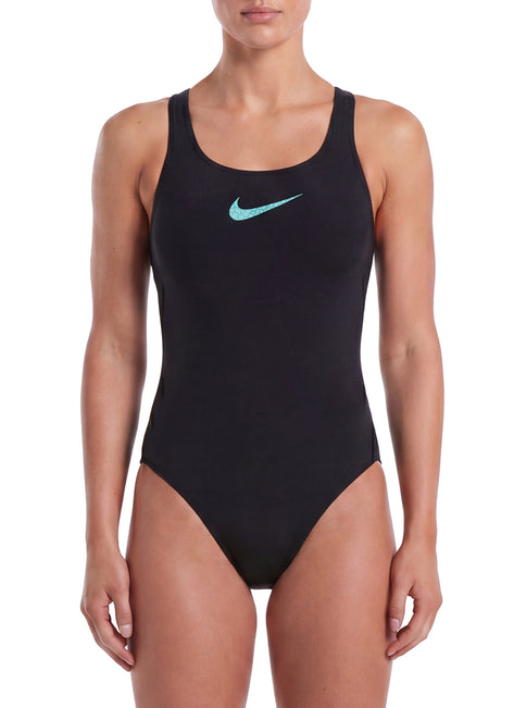 Nike Women's Logo Fast Back One Piece Swimsuit