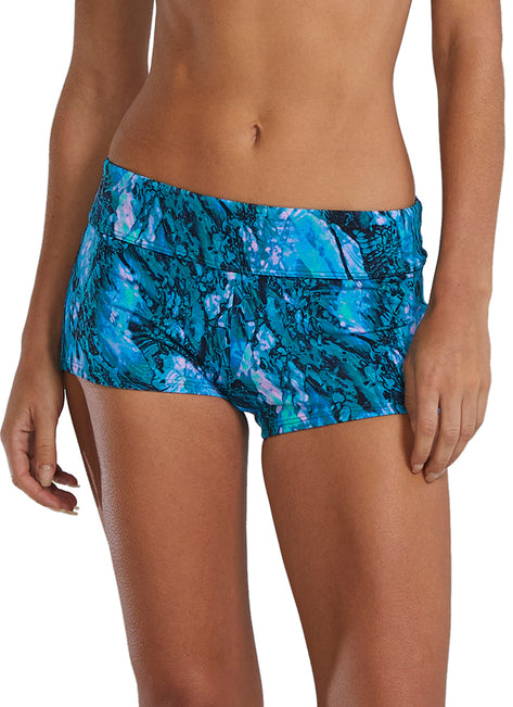 TYR Women's Prismatic Della Boyshort Bikini Bottom